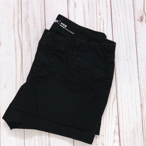 Old Navy Black Pixie Shorts Size 0 - Picture 3 of 6